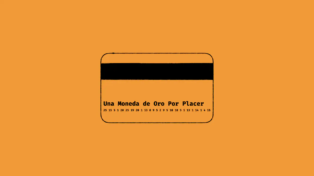 a golden coin for pleasure